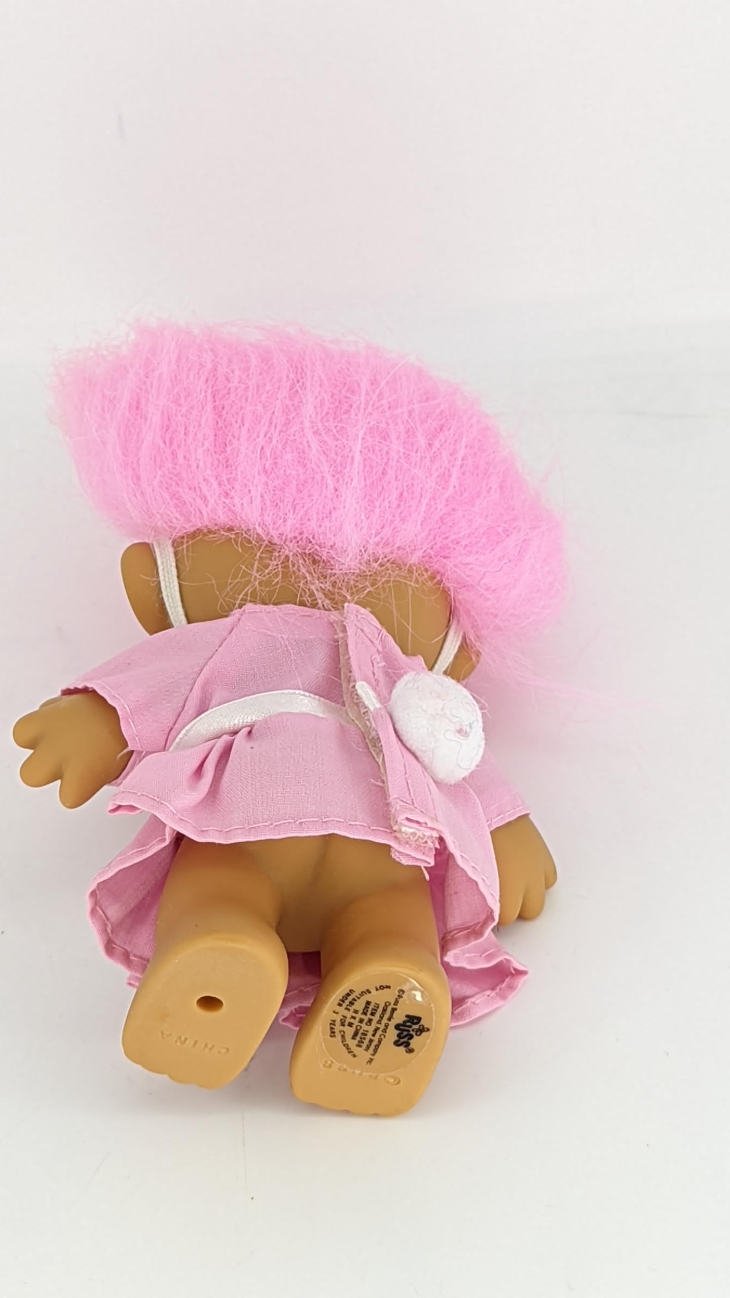 Amazon.com: Generic Troll Doll Russ Easter Bunny Pink Hair Vintage